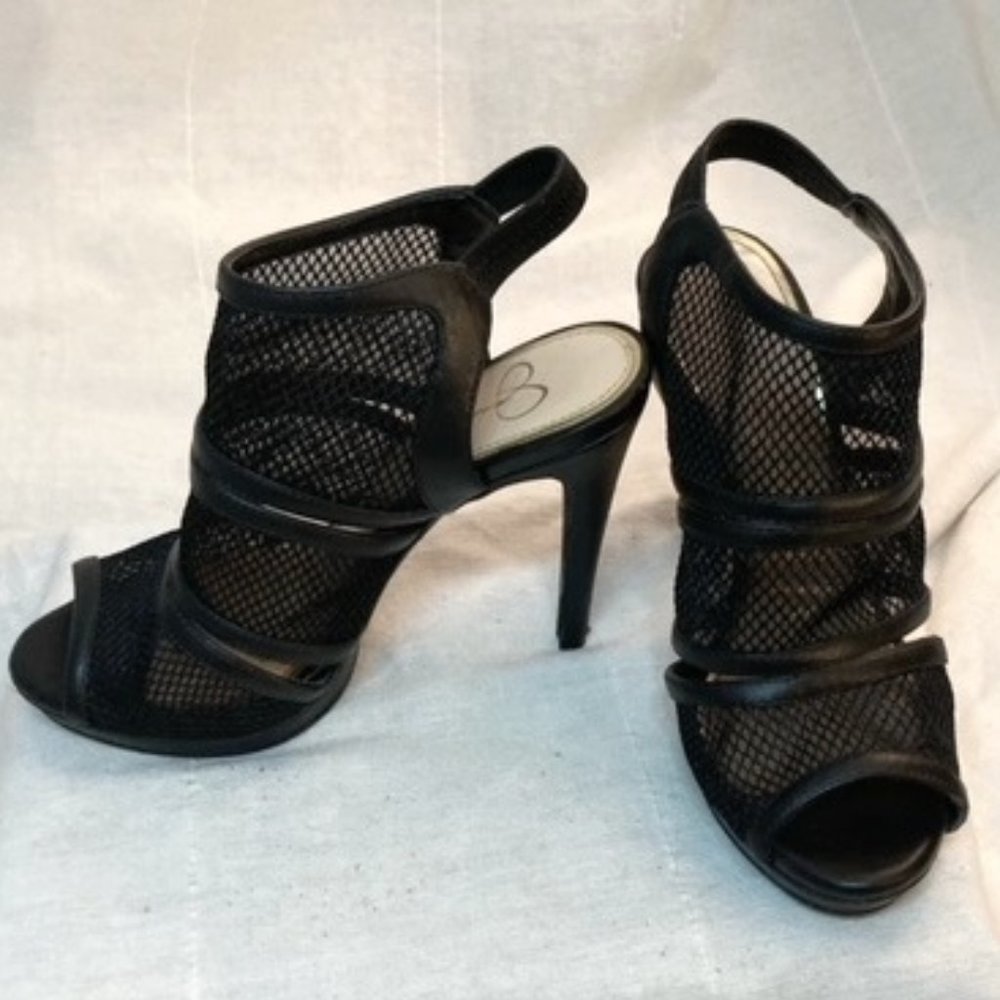 Jessica Simpson Fedelee Mesh Platform Heels